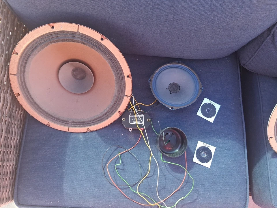 Vintage Calrad Speaker Lot Speakers, Crossover, Nameplate PLUS & FREE US Ship - Image 3 of 4