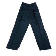LIzSport Vintage 90's Black Ultra High Rise Baggy Pleated Dress Pants - Size 10