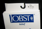 Jobst Relief Beige Firm Compression Socks 20-30mmhg 1 Pair XL Knee OPEN BOX — photo 3
