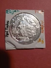 Sterling Silver Coin - Thompson Medallic Bible  - Elijah Led By Ravens  - 41 g