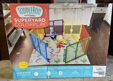 Toddleroo by North States Superyard Colorplay Baby Play Yard