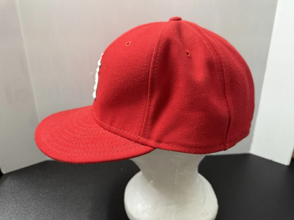 Gorra New Era 59Fifty 7 1/2 Cardenales de San Luis Sobre el Campo Gorra de Juego Roja Foto 2 de 4