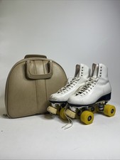 Vintage Riedell 220 Roller Skates Sure-Grip Century Krypto Wheels 7.5 Case