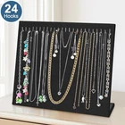 Velvet Necklace Display Stand for Selling Jewelry Chain Storage Organizer Holder