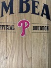 JIM BEAN Philadelphia Phillies   Barrel Lid Wall Hanging Decor ManCave Wood 2021 — photo 2