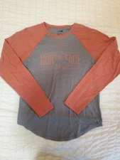 The North Face Never Stop Exploring Mens Sz Medium Long Sleeve classic fit.