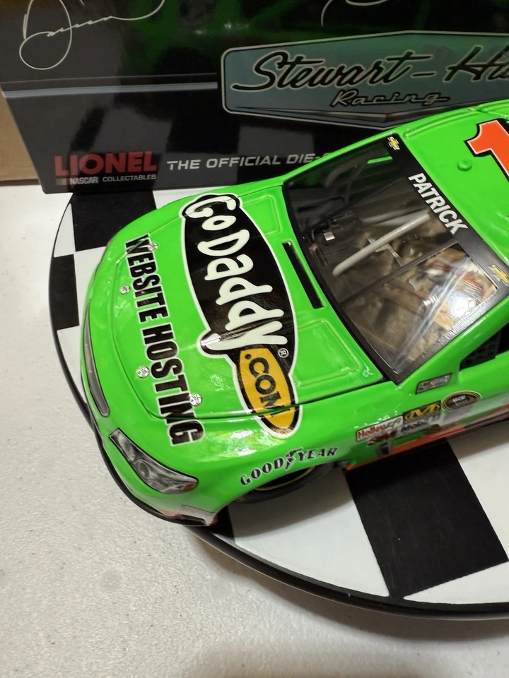 Danica Patrick #10 GoDaddy.com 1st Cup Series Pole 2013 1/24 Nascar Diecast - Image 2 of 4