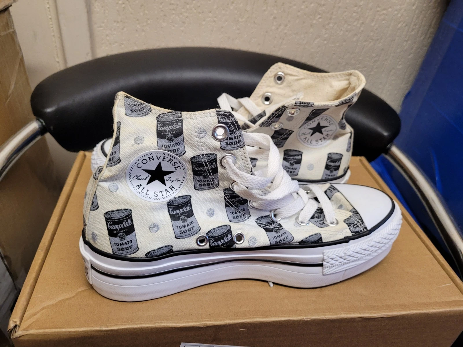 Converse Ctas Lift Hi scarpe da ginnastica donna taglia UK 4