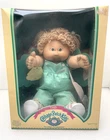 VINTAGE CABBAGE PATCH KIDS DOLL 3900 BLONDE DIMPLES TOOTH GREEN EYES PAPERS BOX