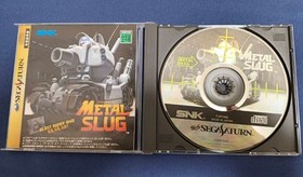 Metal Slug Sega Saturn Action Game Complete Disc Manual Case Tested Japan
