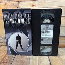Highly classified the world of 007 VHS Tape Used