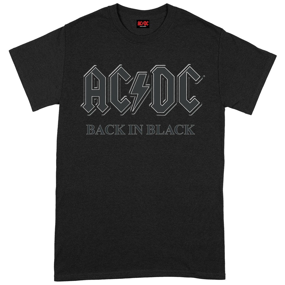 AC/DC BACK IN BLACK Tシャツ Lサイズ AC/DC T Shirt Back In Black Officially Licensed Mens Tee NEW