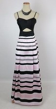 Windsor Striped Prom Formal Cruise Dress SIZE 7 Evening Gown $130 Ball NEW Long