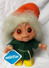 1980 NORFIN Troll Doll 7" No. 1442 HANNA" w/tag