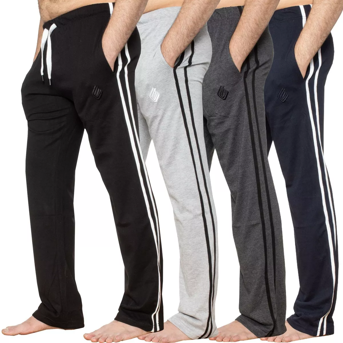 Enzo Mens Lounge Pants Casual Cotton Sleepwear Drawstring Pyjama Bottom All Size