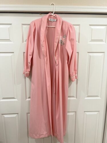 Vintage Christian Dior Large Pink Robe Shoulder P… - image 1