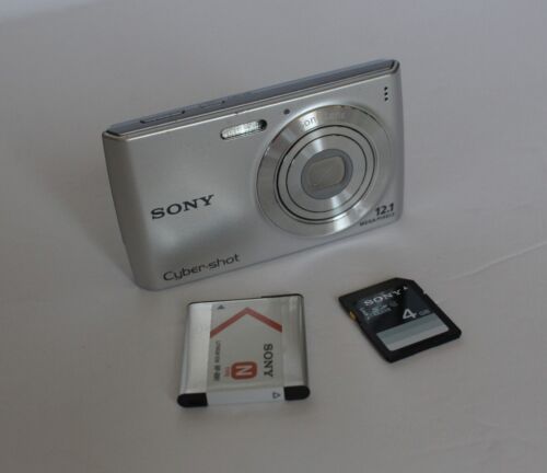 🌟 SONY Cyber-shot DSC-W510 12.1MP Digital Camera - Silver NO CHARGER - Picture 1 of 11