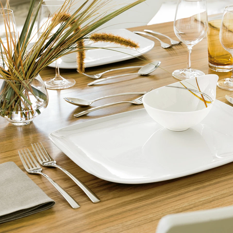 Cubiertos de mesa Villeroy & Boch Piamonte 30 piezas Juego de cubiertos de acero inoxidable 18/10  - Imagen 3 de 4