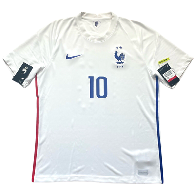 2020/21 France Away Jersey #10 Mbappe Large EURO Nike Football
