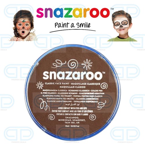 Snazaroo Face Paint & Body Make Up Many Colours Stage Fancy Dress Halloween 18ml - Picture 19 of 50