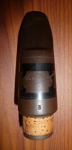 1 George M Bundy ALTO Clarinet Mouthpiece # 3. Hard Rubber