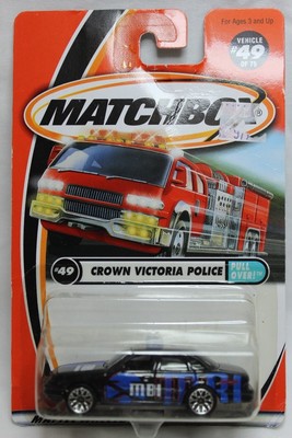 Matchbox 1:64 Scale 2001 Pull Over Series CROWN VICTORIA POLICE SPECIAL AGENTS