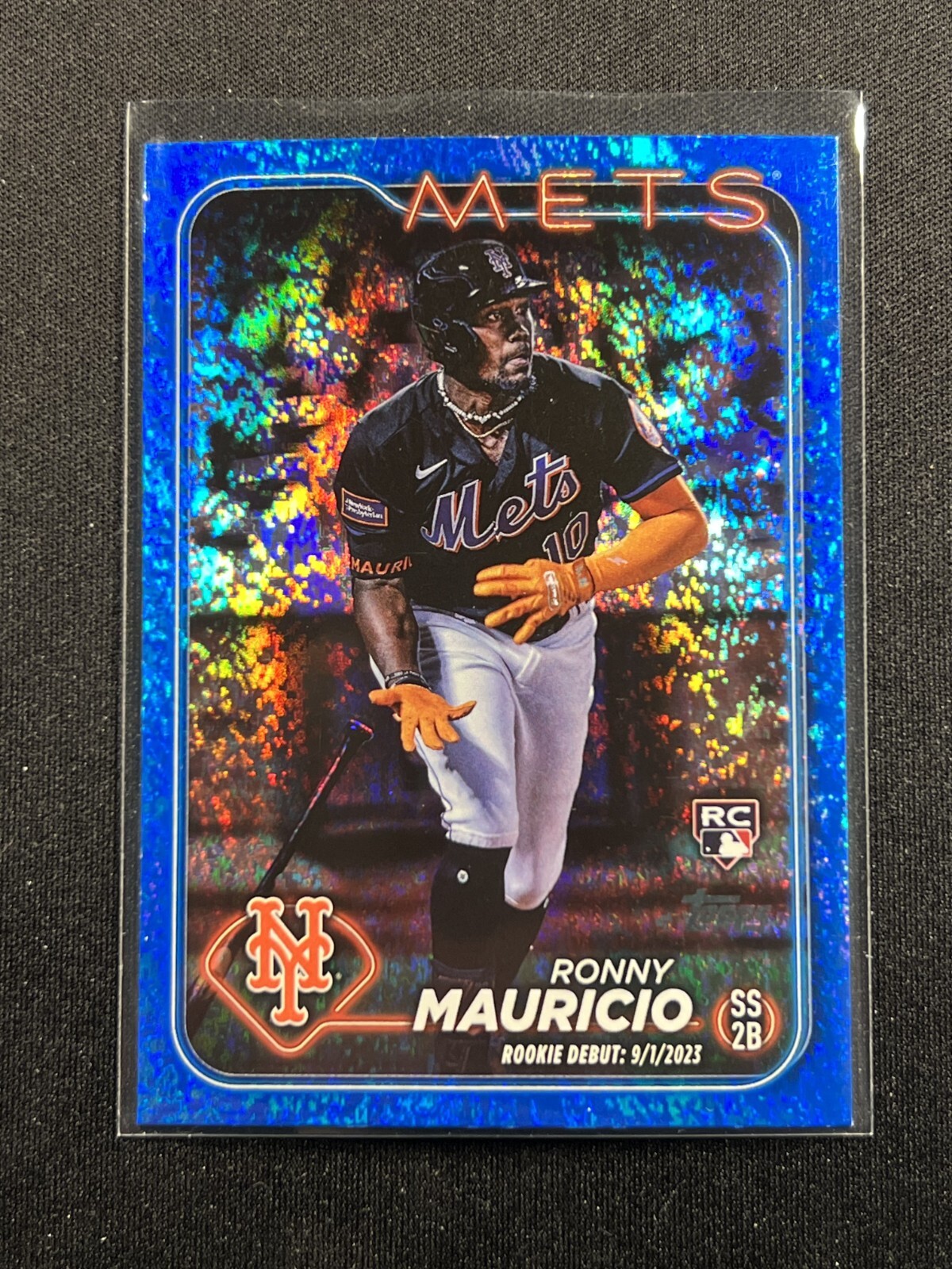 2024 Topps Update Series - Rookie Debut #US157 Ronny Mauricio RC Blue Foil /999