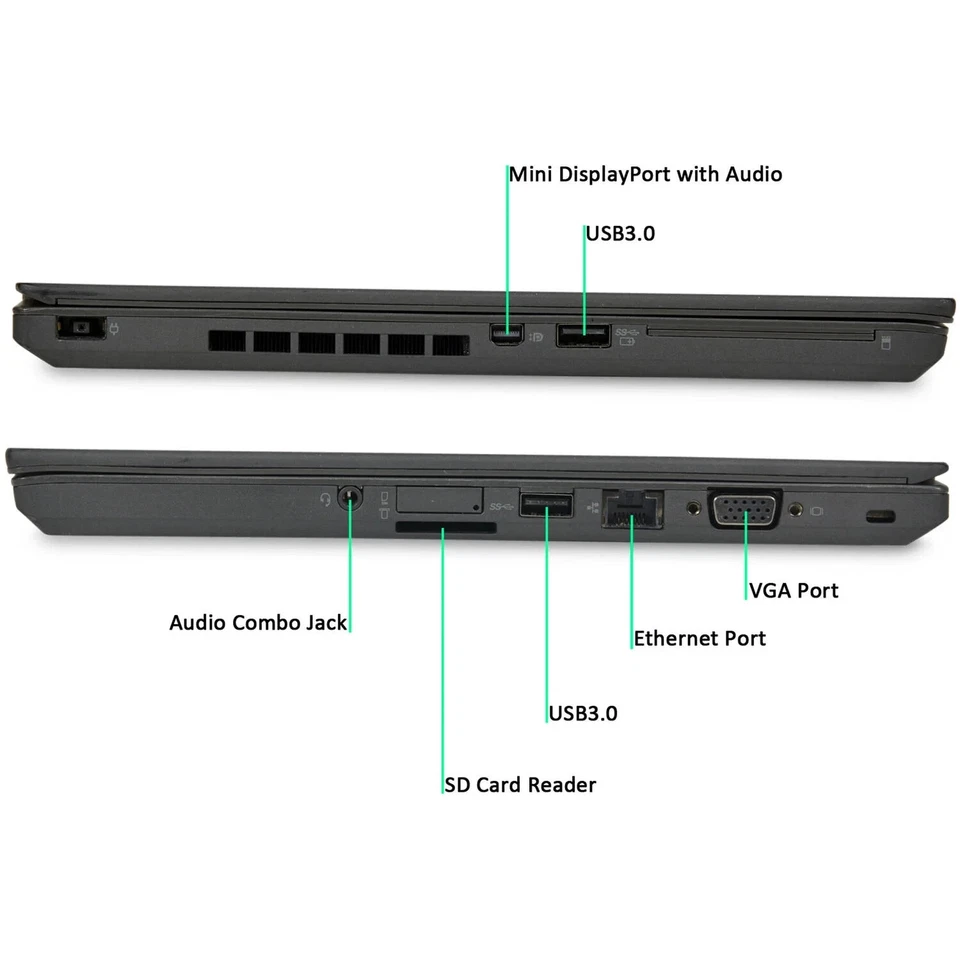 LIQUIDACIÓN Portátil Lenovo ThinkPad T440s Intel i7@2.69GHz 8GB RAM 256SSD WIND 11 Foto 3 de 4
