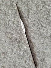 Vintage Used Hero Crochet Hook Made In USA Size 1 Metal Silver