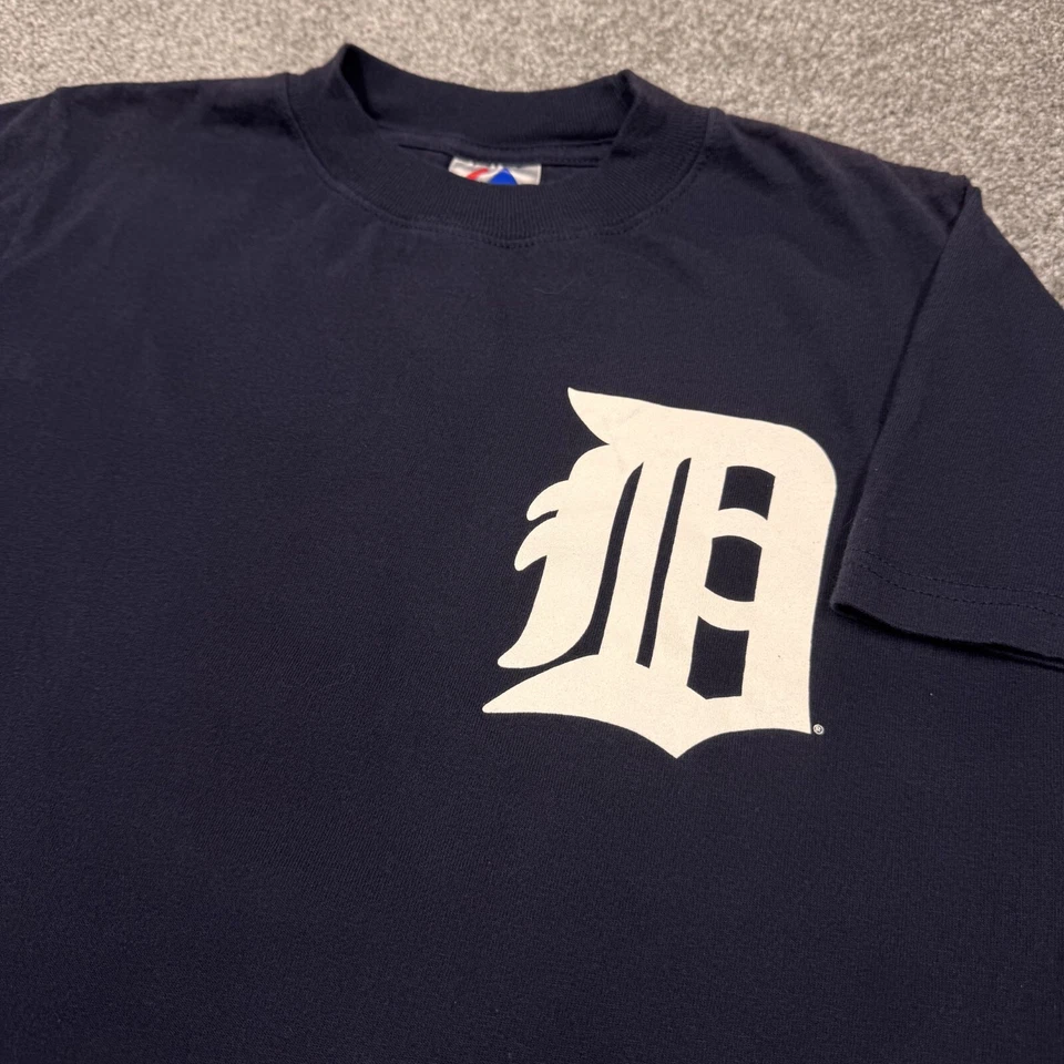Detroit Tigers Shirt Men Small Blue Ivan Rodriguez 7 Pudge MLB Baseball Vintage - Image 3 of 4