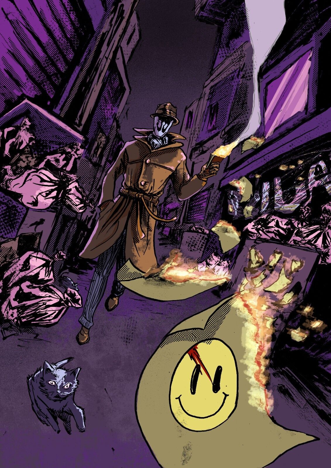 Rorschach - Watchmen by Soliduskim  Dc comics artwork, Dc comics art,  Comic books art