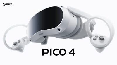 PICO 4 128GB All-in-One VR Headset Glasses Lightweight Wireless White New |  eBay