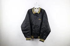 Vtg 80s Mens XL Distressed Chain Stitch Nuclear Power Plant Security Jacket USA