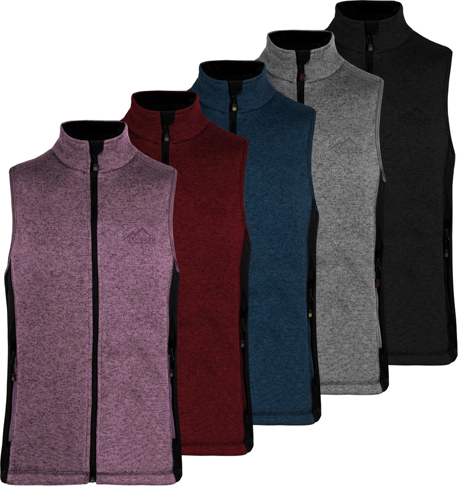 Damen Strickweste Outdoor Weste Übergangsweste Ärmellose Fleeceweste 310 g m² - Bild 1 von 1