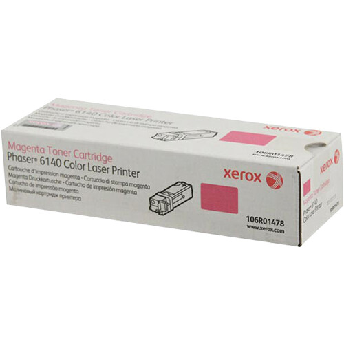 Xerox Phaser 6140 (106R01480,106R01477,106R01478,106R01479) Toner Cartridge Set - Picture 4 of 5