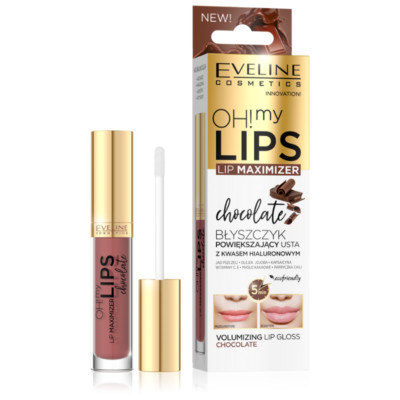 Eveline Oh! Meine Lippen! Lip Maximizer Voluminazing Lipgloss Chocolate 4,5 ml