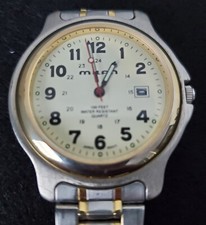 Vintage Milan Men's Model MLN810 Watch Metal Band Gold/Silver Tone - New Battery