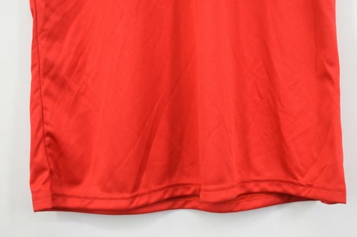 A4 Womens Red Crew Neck Short Sleeve Plain Sportswear Comfort Fit T-Shirt M - Picture 4 of 8