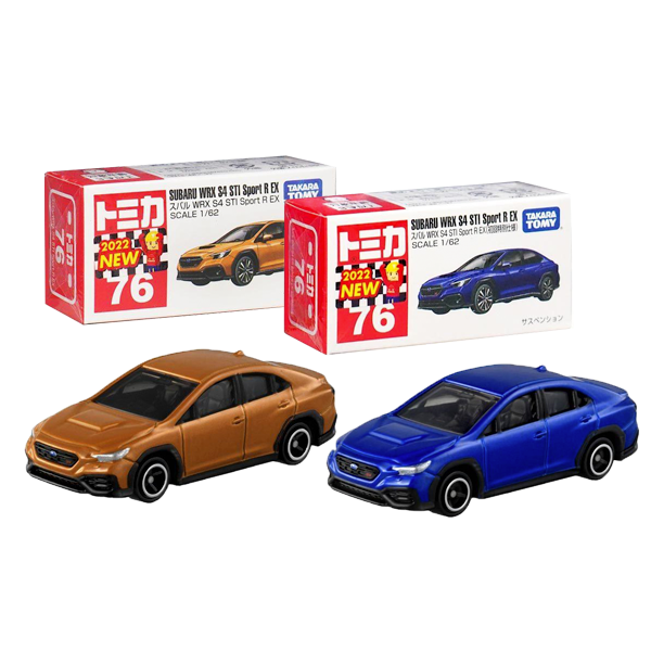 Takara Tomy Tomica Die-cast Model Car No.076 Subaru WRX S4