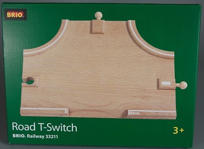 BRIO 33211 ROAD T SWITCH Road T Kreuzungsstück Thomas and Friends Holzeisenbahn