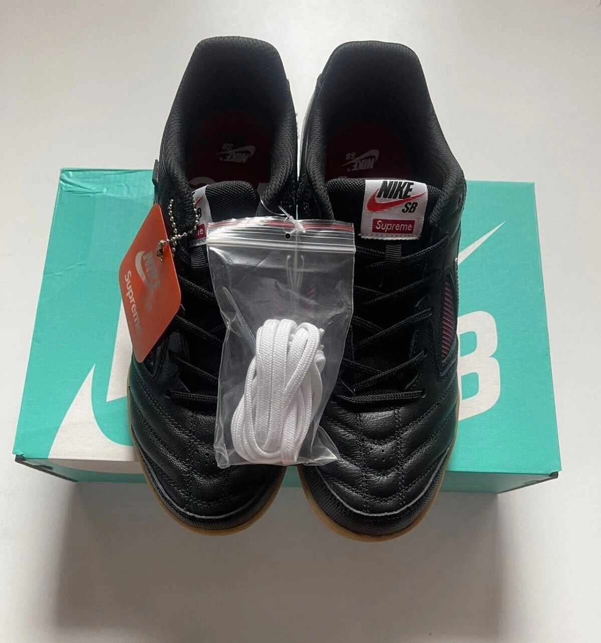 2018 Supreme X Nike SB Gato QS noir AR9821 001 homme US taille 9