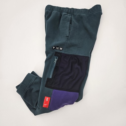 Nike Kyrie Fleece Basketball Sweatpants Boys Size Large Green Black CU8908 300 - Picture 6 of 23
