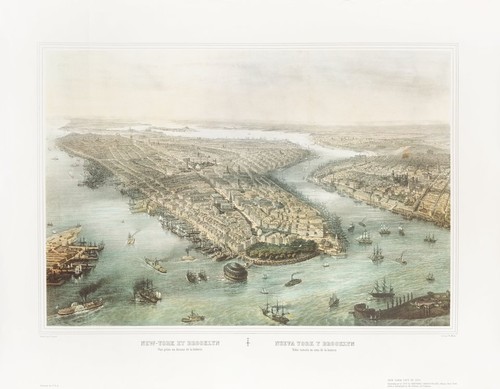 New York in 1850 1975 U.S. Poster