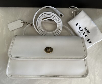 COACH VINTAGE WHITE (WHITE) GEOMETRIC TOP HANDLE XBODY 9044 COACH VINTAGE WHITE (WHITE) GEOMETRIC TOP HANDLE XBODY 9044
