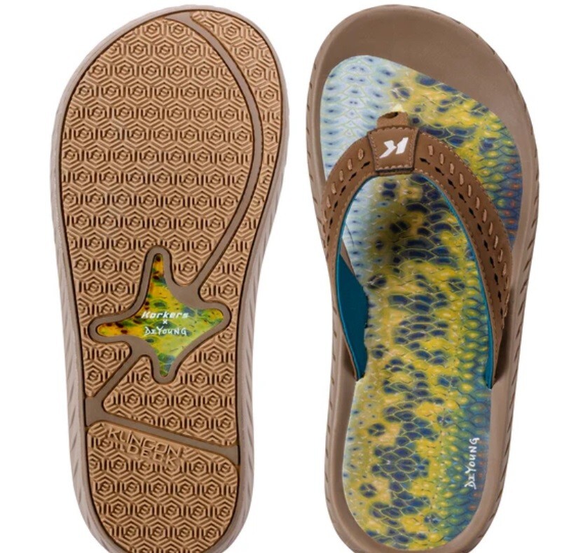 Korkers x De Young Men’s Fish  Flip Flop Fish Flip® - Marlin main image 2