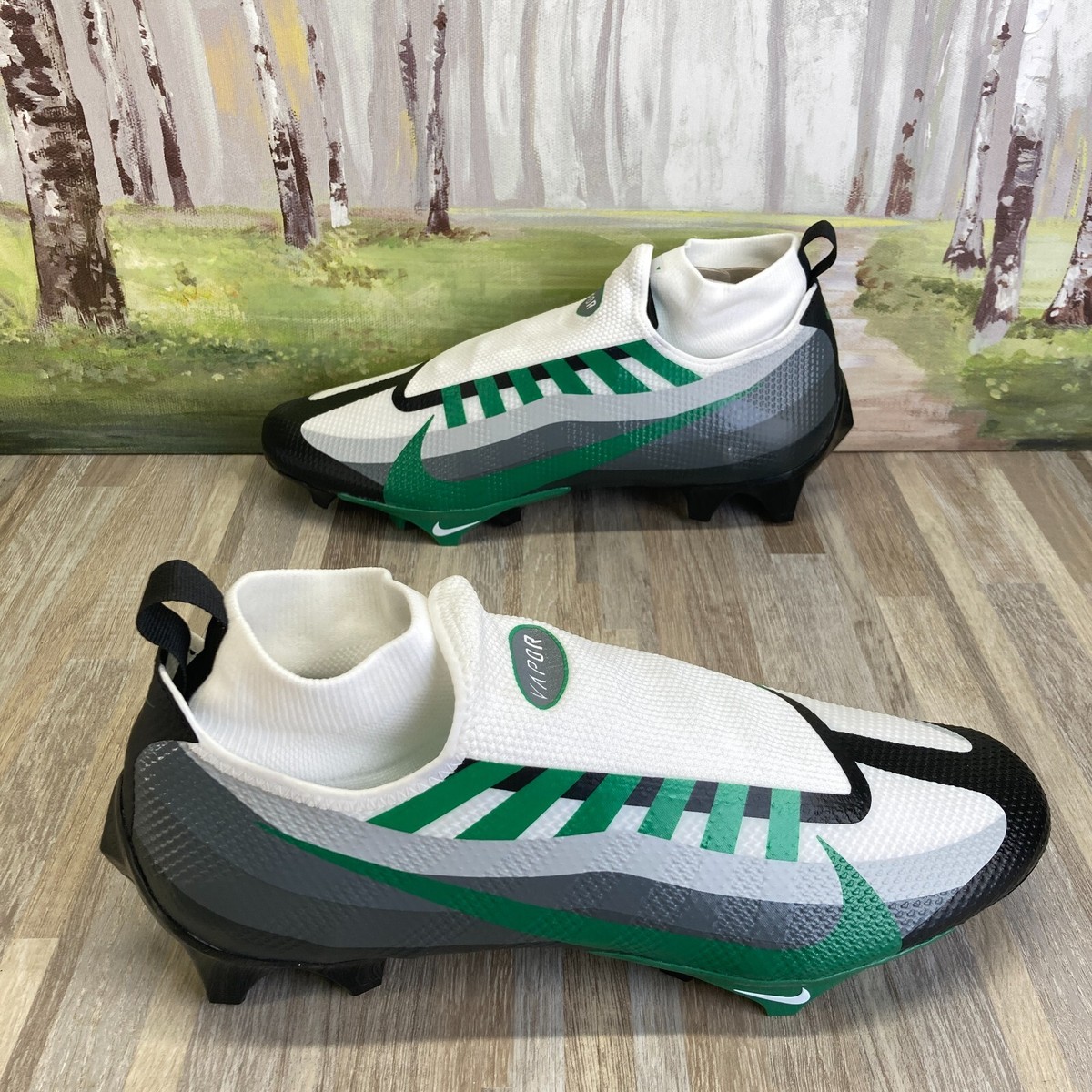 Nike Vapor Edge Pro 360 TB Black Green DV0778-005 Mens Size 10