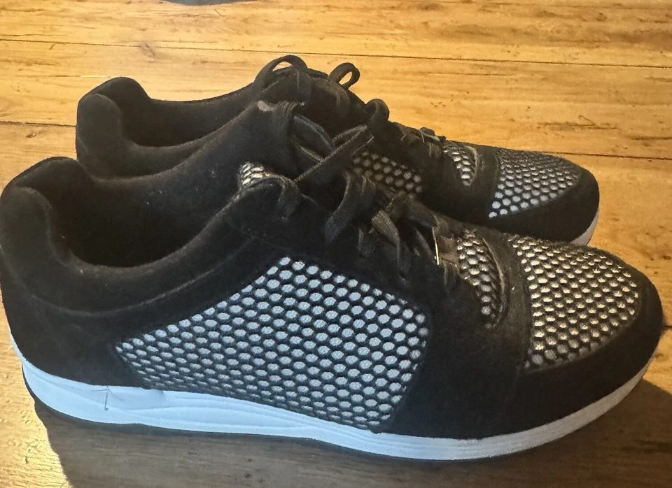 Drew Shoe Women's Gemini Comfort/Walk Sneakers, Black, Leather, Mesh, Size 9.5W - Image 2 of 4