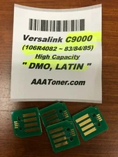 4 x High Capacity Toner Chip (4082 - 83/84/85) for Xerox VersaLink C9000 Refill