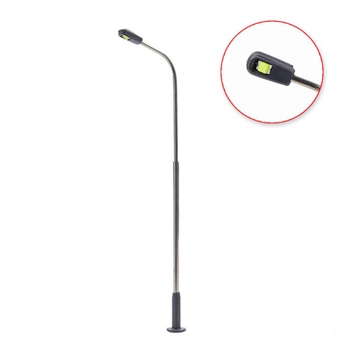1:87 HO Scale LED Street Light Model Train Railroad Station Yard Lamp Path Post - Picture 56 of 63