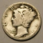 1927 P Mercury Dime 90% Silver AG-G  "Actual Coin Pictured - Not Cleaned"
